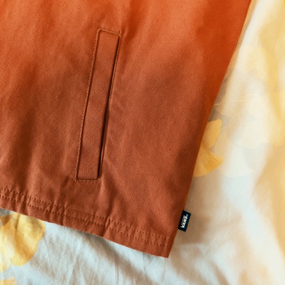 vans rust orange twill jacket - Picture 5 of 6